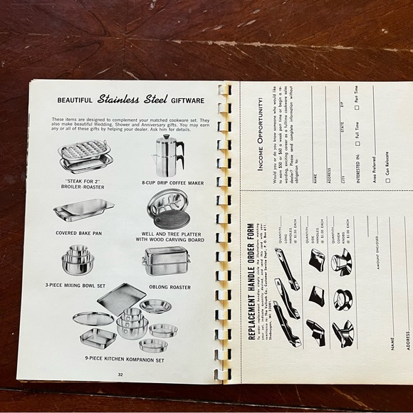 3 for $15: VINTAGE Vollrath Stainless Steel Cookware owners manual and cookbook - Picture 4 of 4